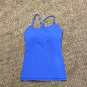 Lululemon Athletica Blue Fitted Camisole Top